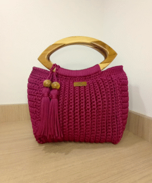 Bolsa de Crochê Anne Bentes – Modelo clássica